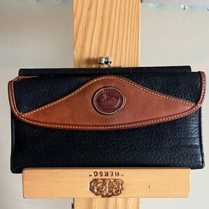Black and Brown Leather Wallet